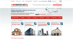 Desktop Screenshot of master-key.pl